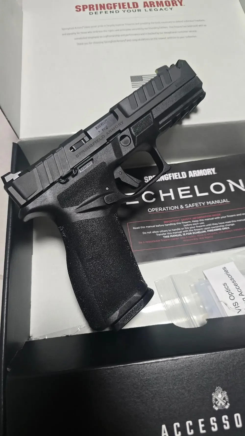 Pistolet Springfield Echelon COMP CUT U Dot 9x19