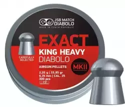 Diabolo JSB EXACT KING HEAVY II 6,35/300