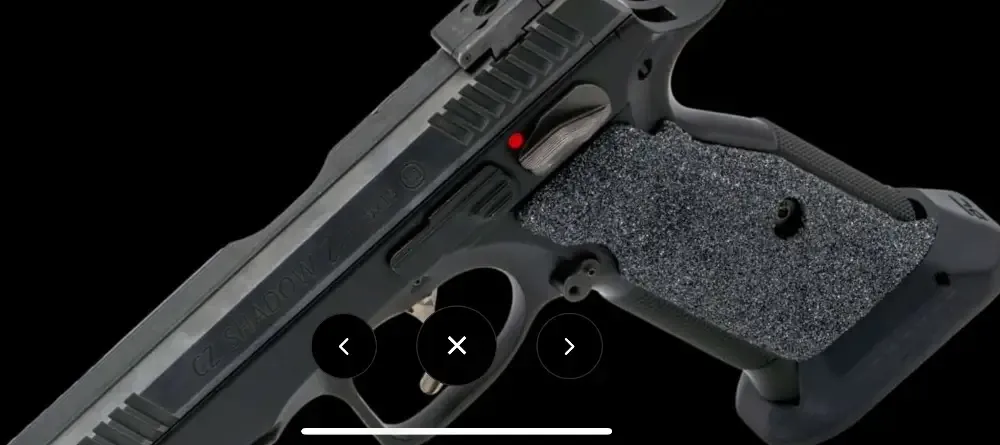 CZ SHADOW 2 krótkie okładziny grip chwyt