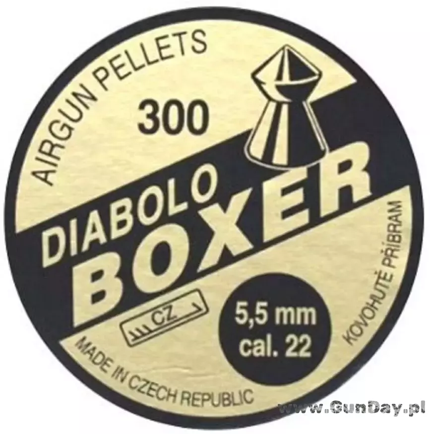 Diabolo KOVOHUTE BOXER kal.5,5mm/300