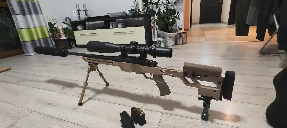 ATA ALR Desert .308 Win + Vector Continental 5–30×56 FFP + tłumik — gotowy do LR i na polowanie