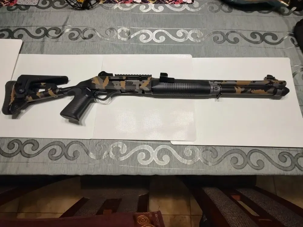 Strzelba samopowtarzalna AKSA S4 12/76 Tactical camo 3 czoki F,M,CYL.