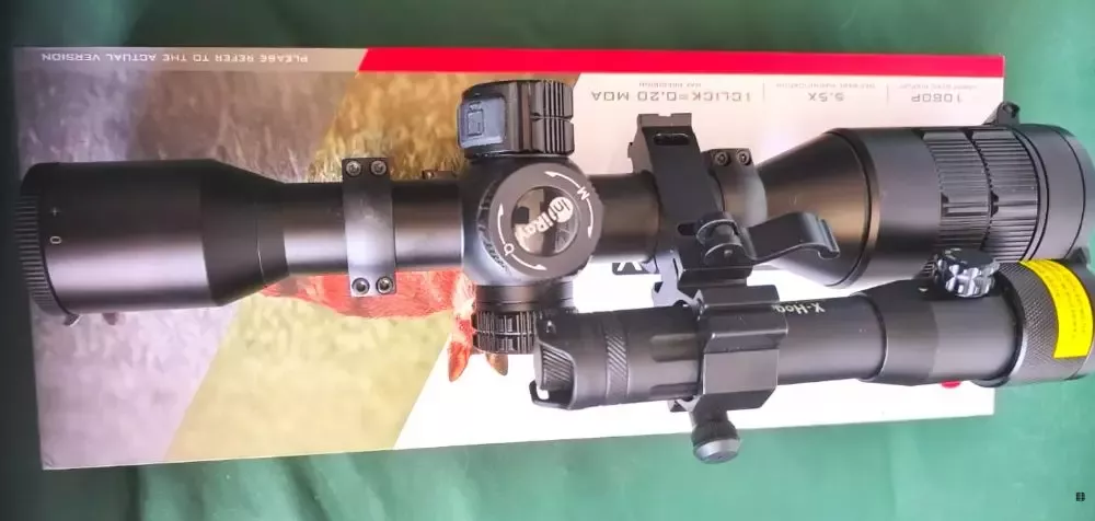 Kompletny zestaw do nocnych polowań InfiRay TD70L V2 + X-Hog PRO + szybki montaż Łuszczek. Wszystko stan idealny!