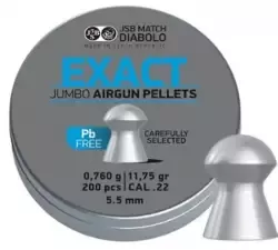 Diabolo JSB EXACT JUMBO Lead free5,5/200 