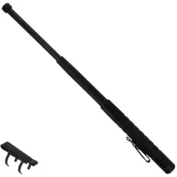 Pałka teleskopowa ESP Compact 16'' hartowana (ExB-16HS-BK) + klips