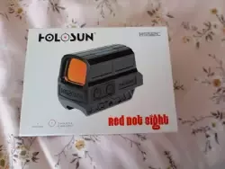 Kolimator HOLOSUN HS512C. Zakupiony 3 tyg temu. Nietrafiony prezent.