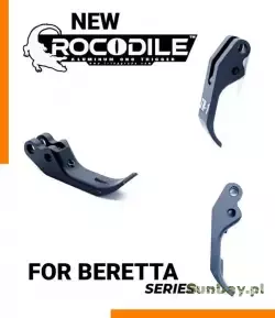 Tuning spustu do Beretty. Płaski język spustowy B92X TR-1 upgrade® CROCODILE