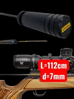 Długi 112cm łożyskowany wycior 7mm do broni z włókna węglowego – CELNA