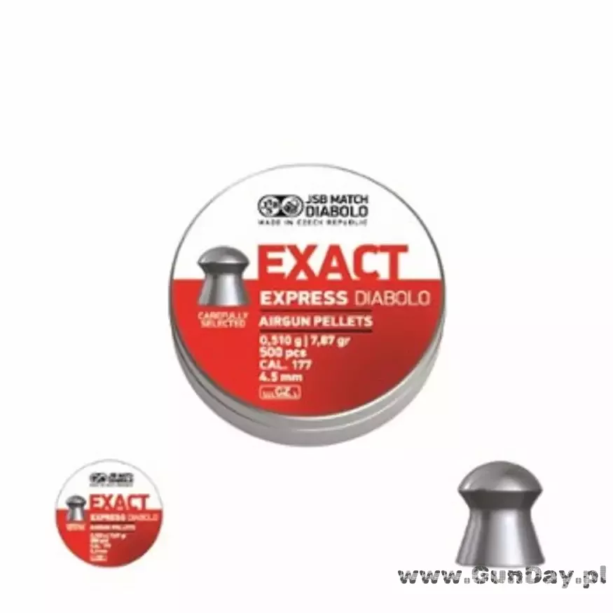 Diabolo JSB EXACT EXPRESS kal.4,52/500