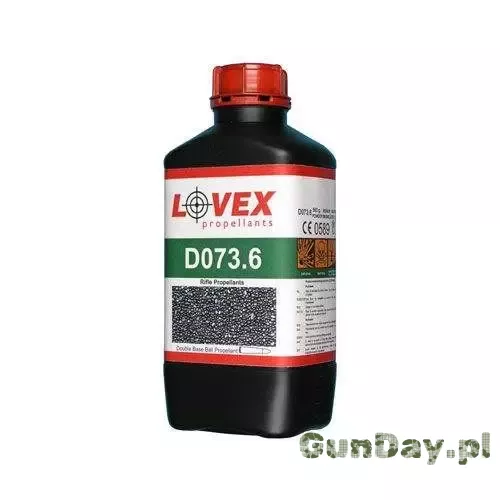 Proch bezdymny Lovex D073.6 0,5kg karabinowy UN0161 1.3C 2022 