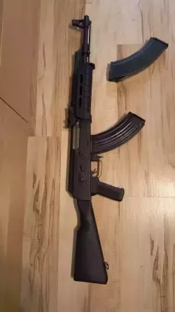Sprzedam karabin. Bułgarski kałach 7,62x39 (ISD), łoże Magpul+2 magazynki