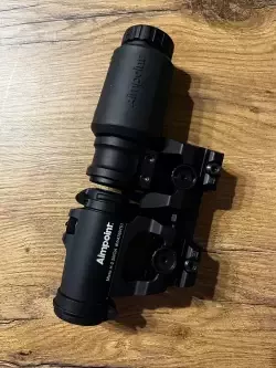 Sprzedam kolimator wraz z powiększalnikiem. Aimpoint H2 + Aimpoint X3-C (Scalarworks 1,57" + Riser 0,69")