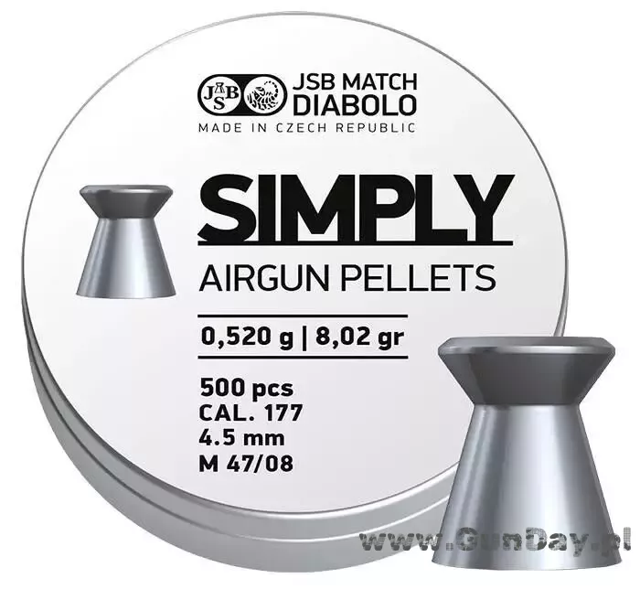 Diabolo JSB SIMPLY kal.4,50/500