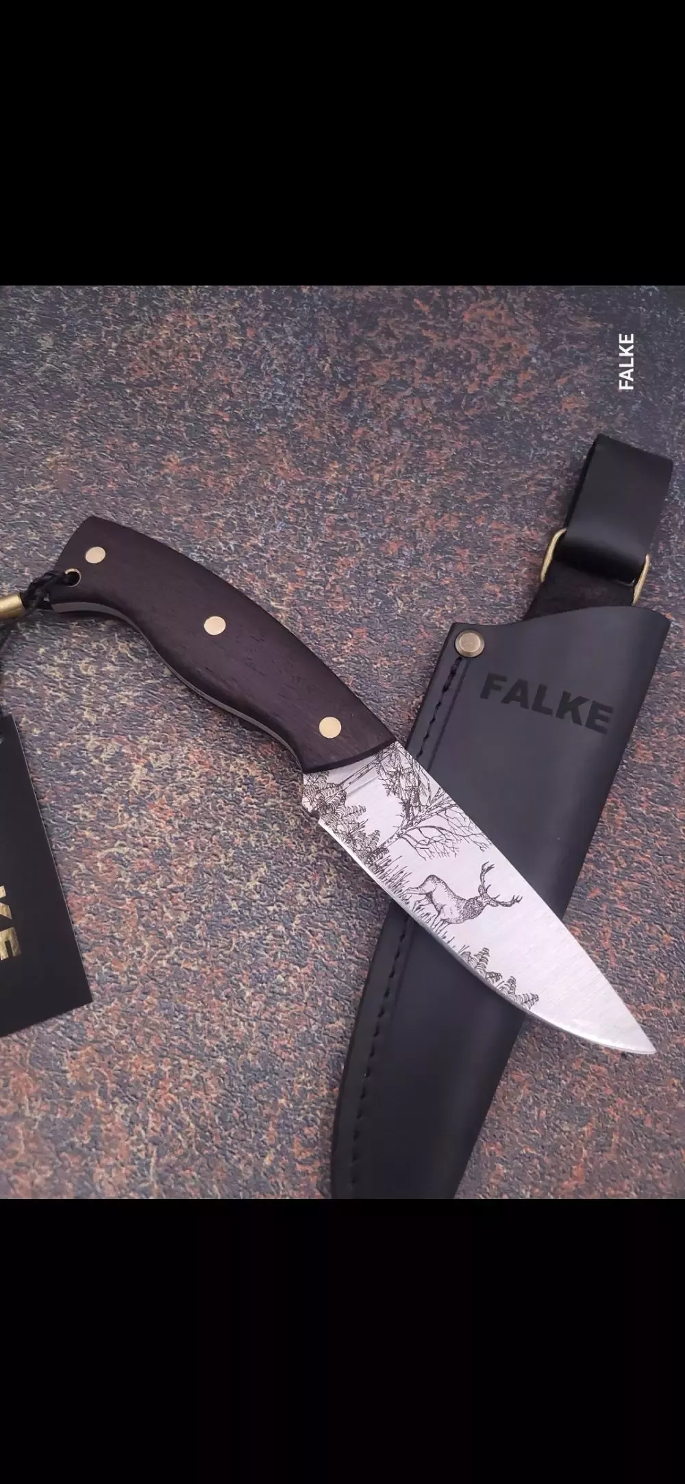 Nóż myśliwski FALKE Hunter Standard + personalizacja