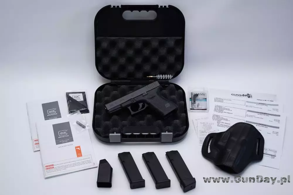 Sprzedam pistolet Glock 19 Gen 3 kal. 9x19mm + dodatkowo zamontowane akcesoria (Eemann Tech Competition)