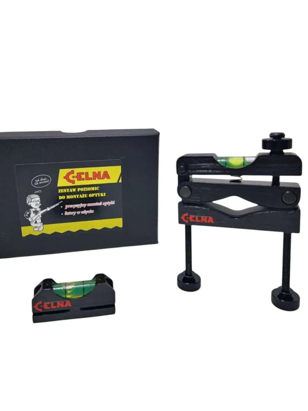 Zestaw poziomic / Przyrząd do poziomowania lunety na broni – CELNA