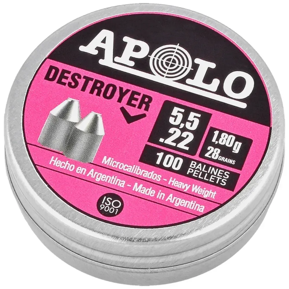 Śrut Apolo Destroyer 5.5 mm, 100 szt. 1.80g-28.0gr (19901).webp