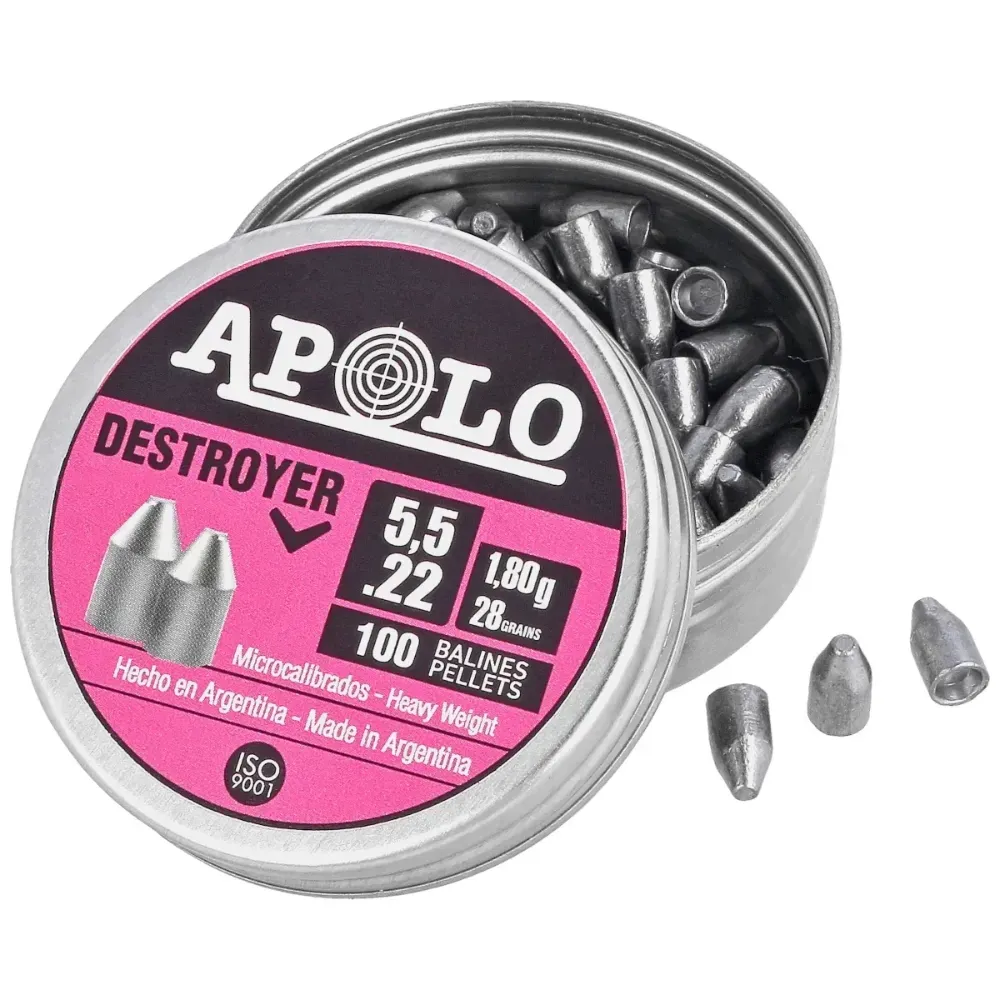 Śrut Apolo Destroyer 5.5 mm, 100 szt. 1.80g-28.0gr (19901) 1.webp