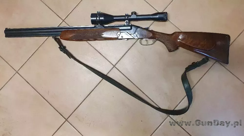 31 Kniejówka CZ584, kaliber 12/70-7x65R, z lunetą seeadler