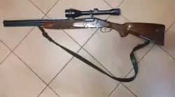 31 Kniejówka CZ584, kaliber 12/70-7x65R, z lunetą seeadler
