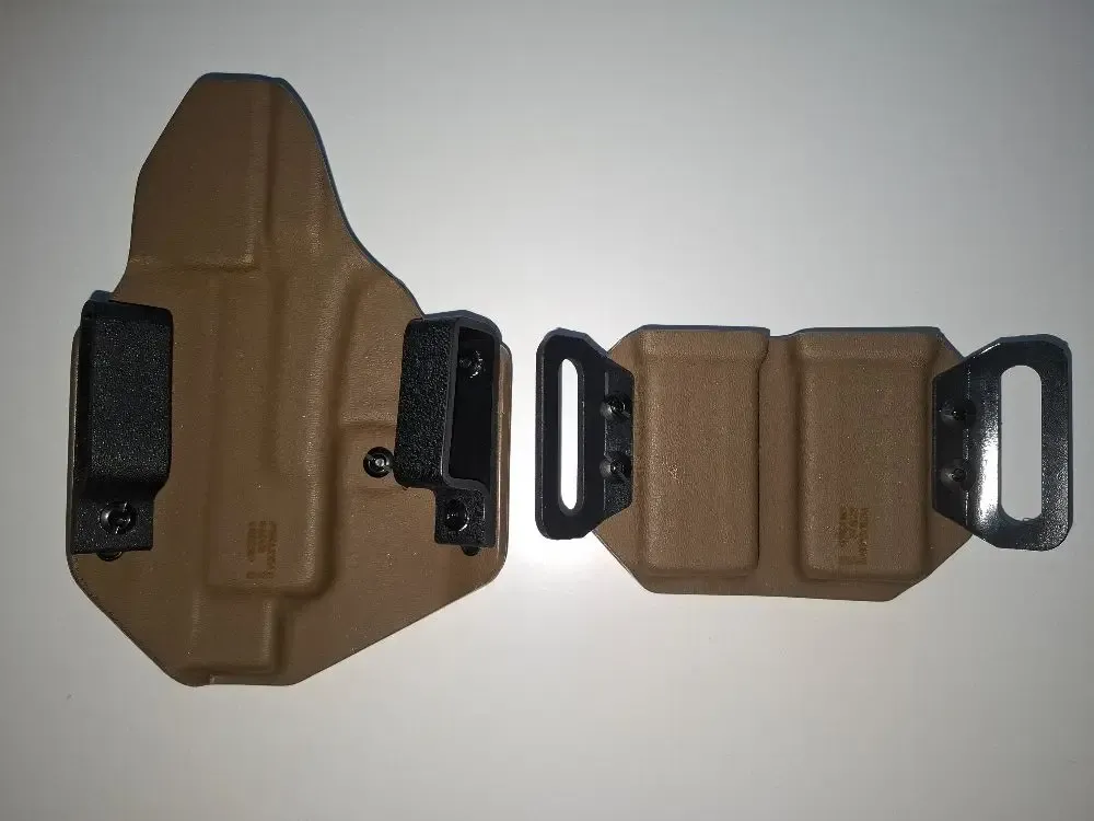NOWY komplet: Kabura  i ładownica do Glock 19, 19x, 45, 45 MOS Tactical, Coyote, Piekarnia Kabur Gniezno