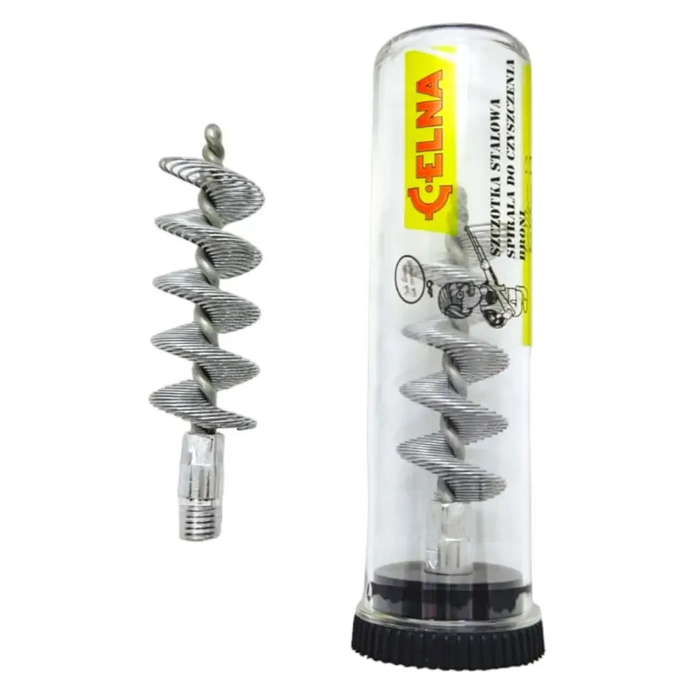 Szczotki stalowe spiralne do czyszczenia broni (Kaliber 12 i 16)-CELNA