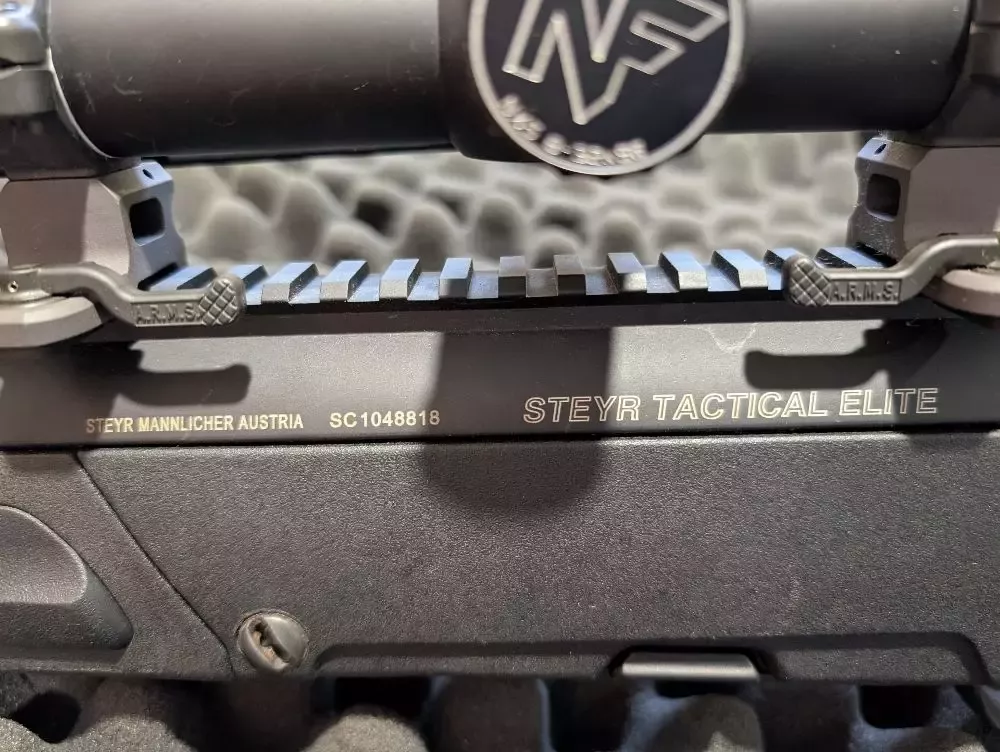 STEYR ELITE sztucer 223 Rem + luneta Night Force 8-32×56. 