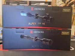 Luneta noktowizyjna Hikmicro Alpex 4k LRF. Najlepsza noktowizja na rynku.