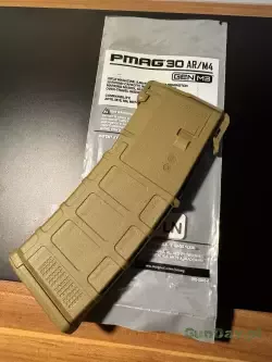 Magazynek Magpul nowy 223Rem kolor odcienie brązu 30 nabojowy