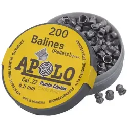 Śrut Apolo Conic 5.5 mm, 200 szt. 0.84g-13.0gr (11005) 1.jpg