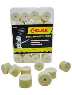 Przecieraki filcowe do czyszczenia broni (kaliber 16) – CELNA