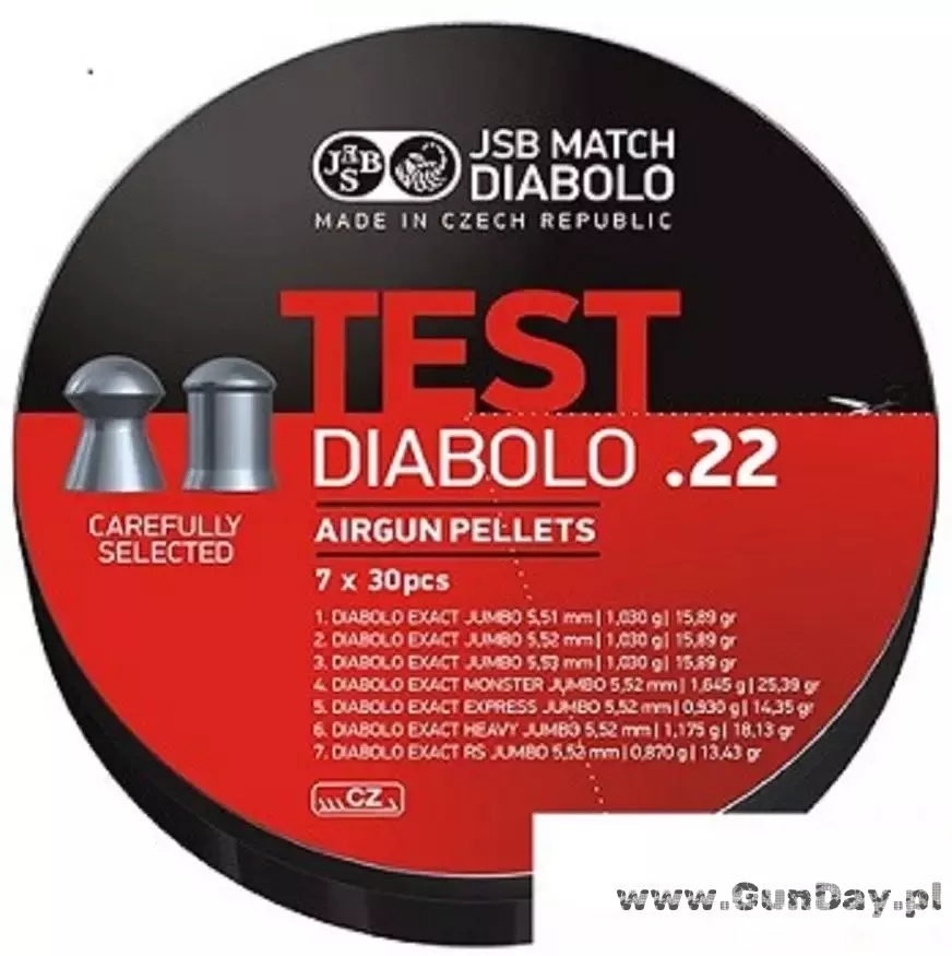 Diabolo JSB TESTER EXACT JUMBO 5,5mm