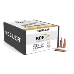 POCISKI NOSLER 22 HPBT RDF 77g (100). Kaliber pocisku    5,56/.224