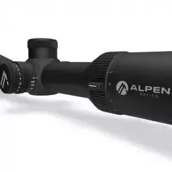 LUNETA celownicza ALPEN APEX XP 2,5-15X56, siatka: A4. Idealna do polowań o zmierzchu. Duży zoom (15x) i duża średnica obiektywu.