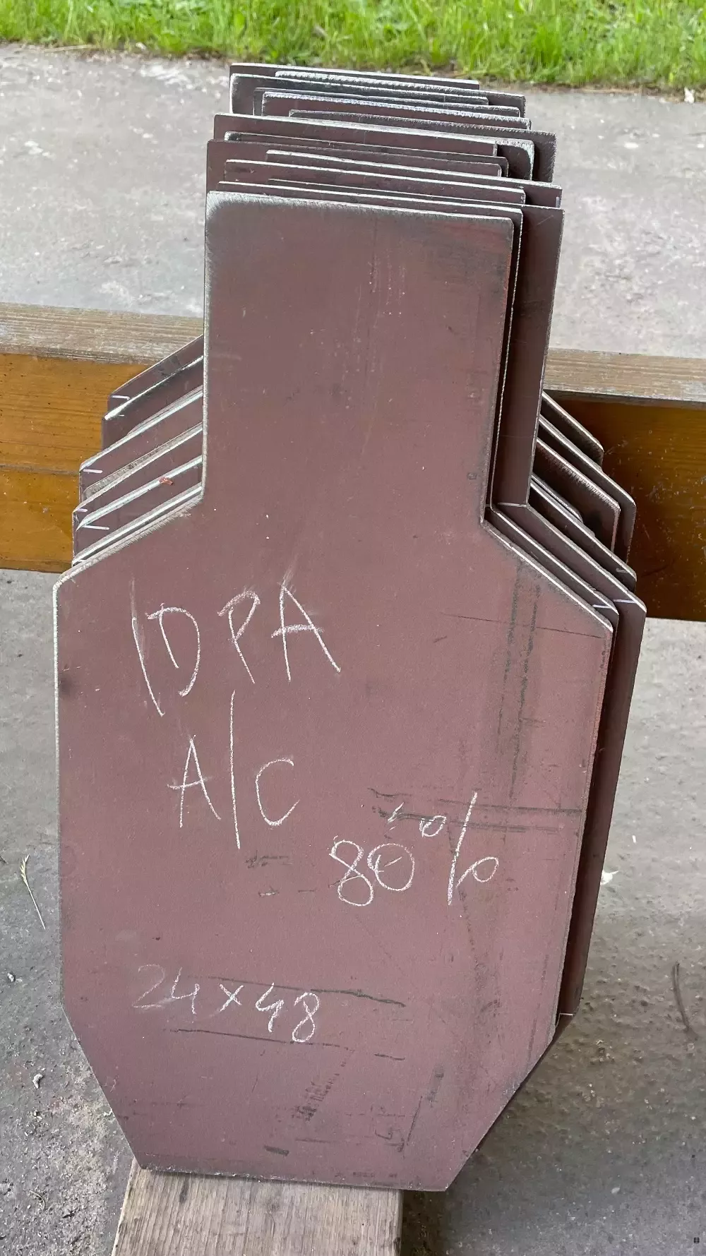 Gong strzelecki IDPA A/C 80% Hardox 450 #10mm
