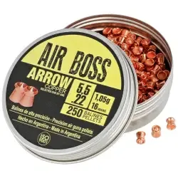 Śrut Apolo Air Boss Arrow Copper 5.5 mm, 250 szt. 1.05g-16.0gr (30100) 1.webp