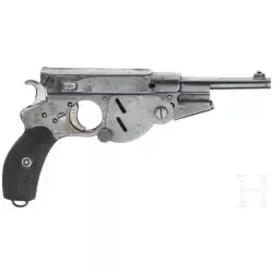 Pistolet Bergmann z roku 1896, model 3. Prawdopodobnie jedyny dostępny na rynku w Polsce.