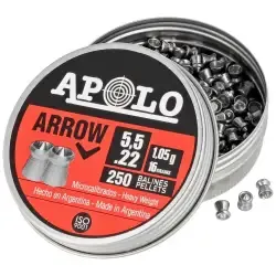 Śrut Apolo Arrow 5.5 mm, 250 szt. 1.05g-16.0gr (19941) 1.webp