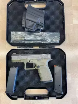 Sprzedam pistolet EMTAN Ramon. Bezkurkowa konstrukcja bazuje na rozwiązaniach Glocka 19 trzeciej generacji