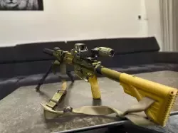 Sprzedam karabin. HK MR223 A3 11” - Zestaw Holo i Powiększalnik EOTech, łumik. Sprzęt praktycznie jak nowy, 2 razy na strzelnicy.