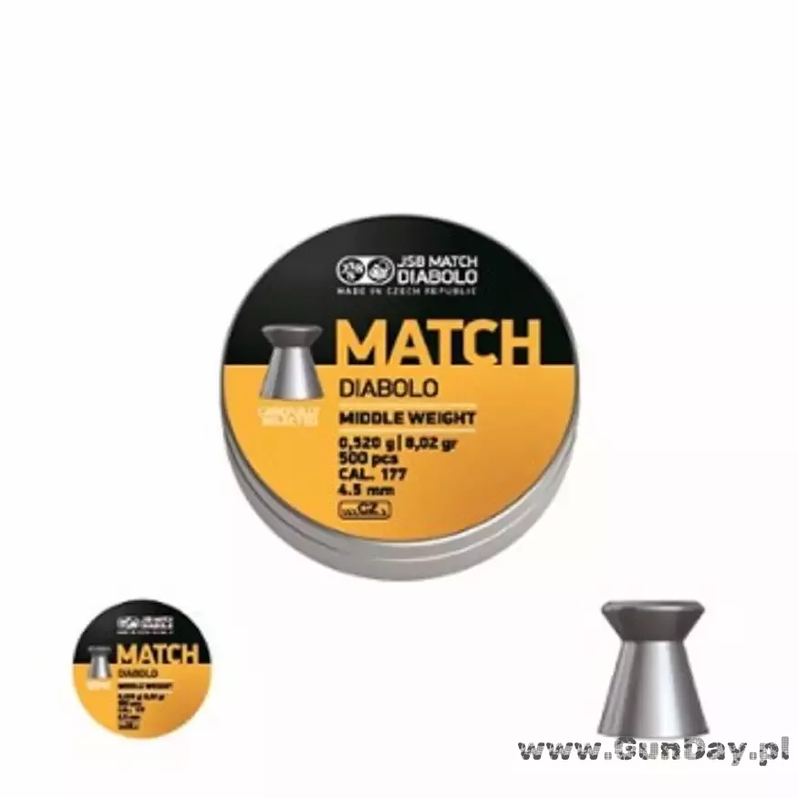 Diabolo JSB MATCH Middle kal.4,51/500