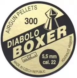 Diabolo KOVOHUTE BOXER kal.5,5mm/300