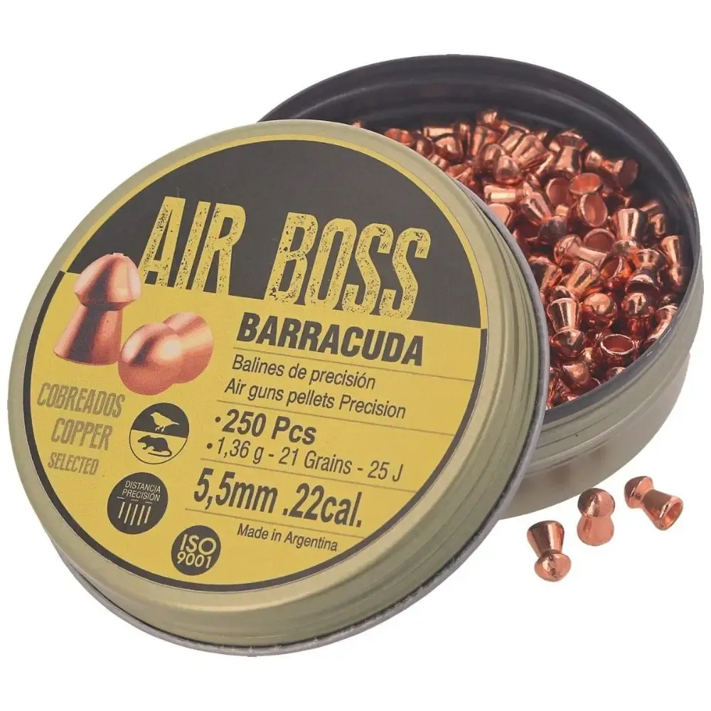 Śrut Apolo Air Boss Barracuda Copper 5.5 mm, 250 szt. 1.36g-21.0gr (30001) 1.jpg