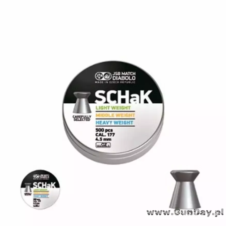 Diabolo JSB SCHAK 500 kal.4,50/500