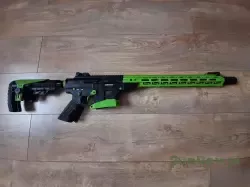 Derya MK12 AS107GP strzelba samopowtarzalna. Wykonana ze stopu aluminium 7075 T6 obrabianego na maszynach CNC. 