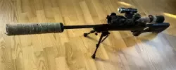 Blaser R8 Professional Success 308 z lunetą noktowizyjną InfiRay TD50L, dodatkową osadą, tłumikiem i bipodem