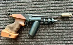 Wiatrówka Pistolet Match Walther CPM-1 Chwyt Prawy CO2 Ładny Stan