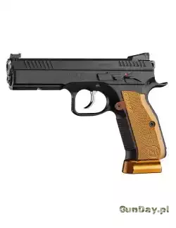 Oferta przykładowa. Aukcja nie ma mocy wiążącej. PISTOLET CZ SHADOW 2 ORANGE. Z okładzinami w kolorze pomarańczowym.