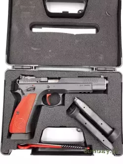 PISTOLET CZ TAIPAN KAL. 9 MM LUGER to półautomatyczny pistolet spełniający wysokie wymagania strzelców sportowych.