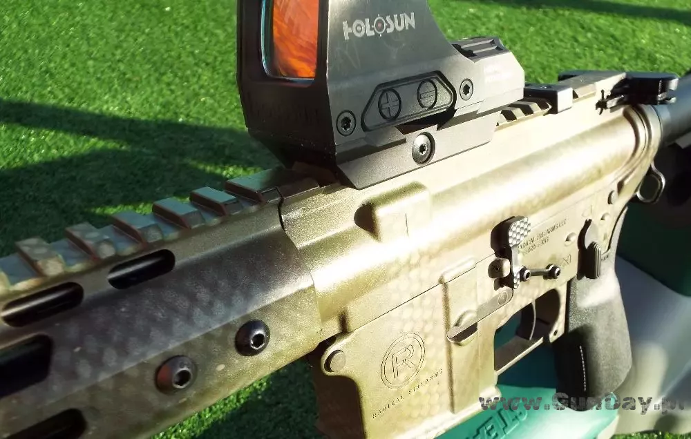Sprzedam Karabinek Radical Firearms RF15 + kolimator HS510c. Zmieniona lufa na poligonalną 10.5" Rainier Arms. Duży zestaw.
